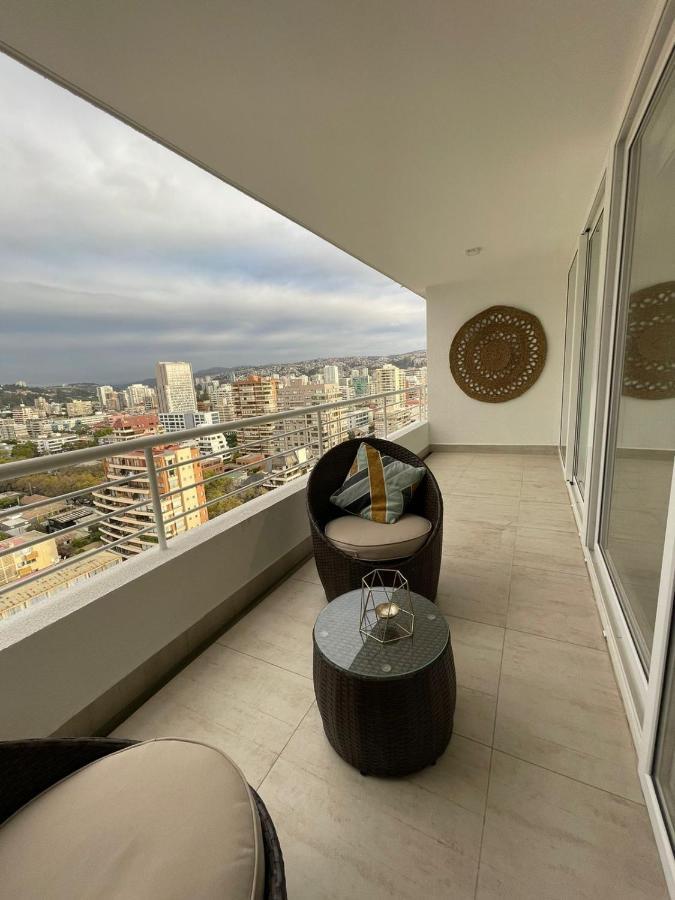 Apartamento Departamento de lujo Estacionamiento privado y cocina integral Viña del Mar Exterior foto