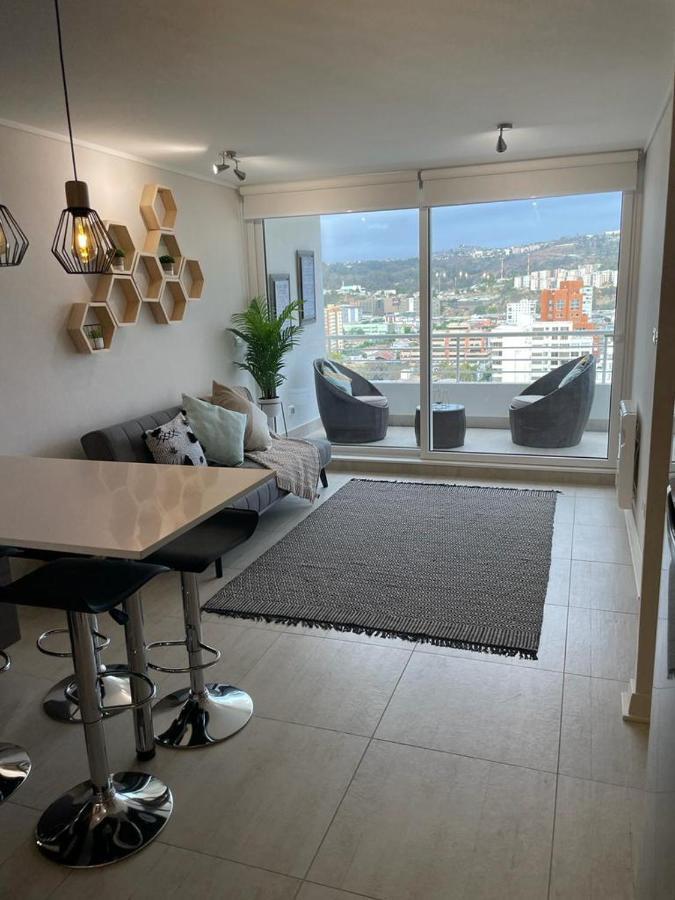 Apartamento Departamento de lujo Estacionamiento privado y cocina integral Viña del Mar Exterior foto